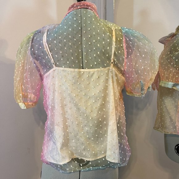 Vici Sheer Blouse - Picture 4 of 7